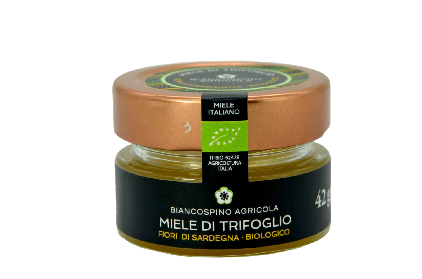 
                  
                    Miele Biologico di Trifoglio
                  
                